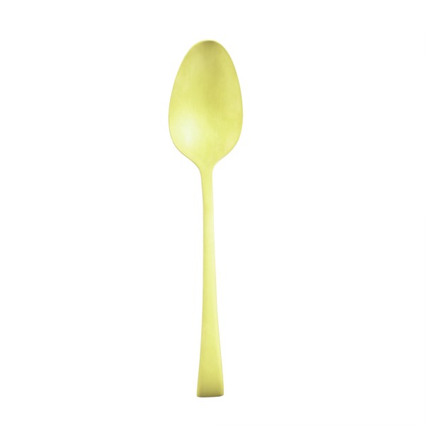 Encontraproduto.com.br - Conjunto 6 Colheres de Sobremesa de Aço Inox Berna Champanhe Fosco - Wolff