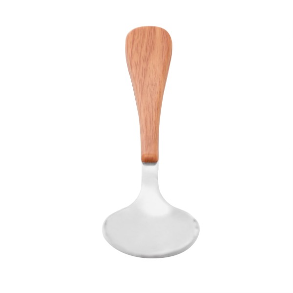 Encontraproduto.com.br - Conjunto 6 Colheres de Sobremesa de Aço Inox com Cabo em Plástico Amadeirado Milão 16,5cm - Wolff
