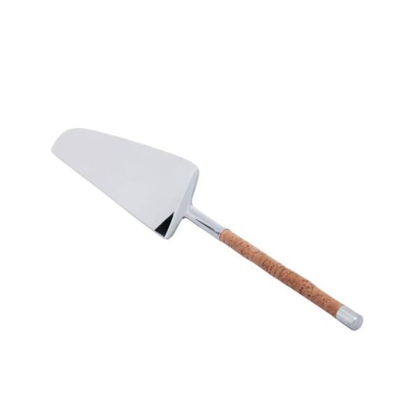 Encontraproduto.com.br - Conjunto 2 Peças para Bolo de Aço Inox com Cabo de Cortiça - Wolff