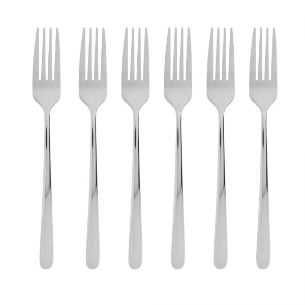 Encontraproduto.com.br - Conjunto 6 Garfos para Mesa Viena Aço Inox - Wolff