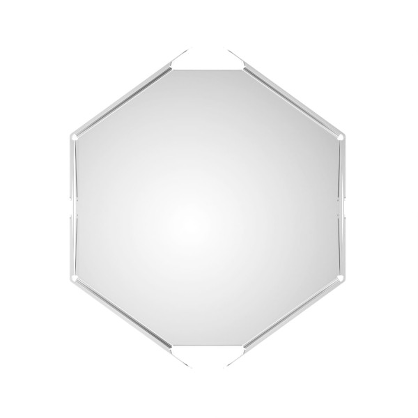 Encontraproduto.com.br - Centro de Mesa de Aço Inox Origami 31cm x 7cm x 31cm - Wolff
