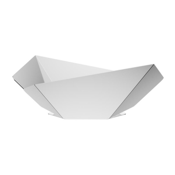 Encontraproduto.com.br - Centro de Mesa de Aço Inox Origami 40cm x 31cm x 11cm - Wolff