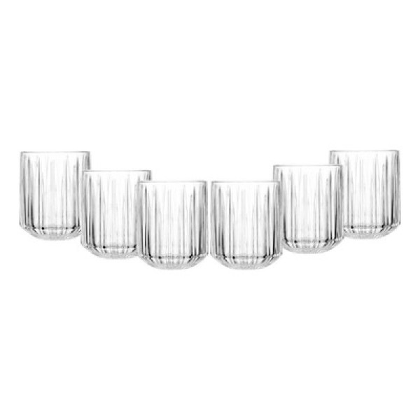 Conjunto 6 Copos para Whisky de Vidro Bangkok 300ml - Wolff