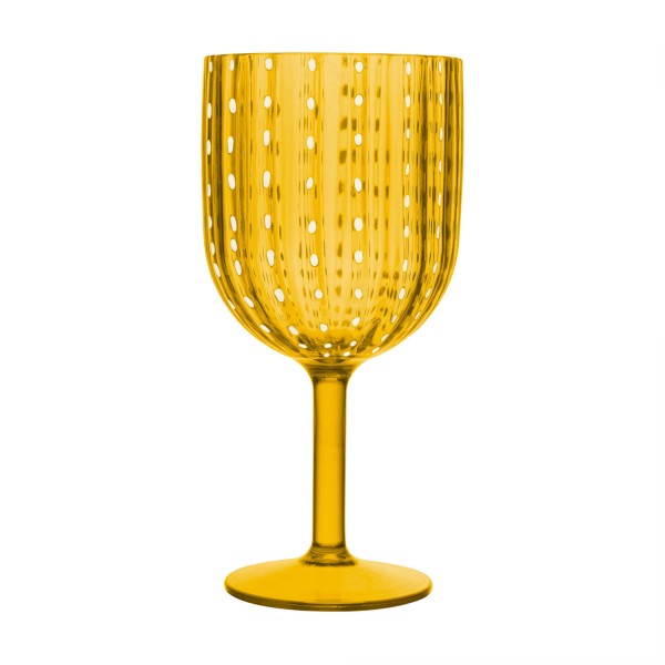 Encontraproduto.com.br - Conjunto 6 Taças de Acrílico Orquídea Âmbar 350ml - Wolff