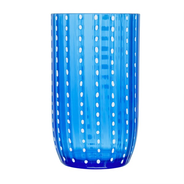 Encontraproduto.com.br - Conjunto de 6 Copos e 6 Taças de Acrílico Orquídea Azul - Wolff