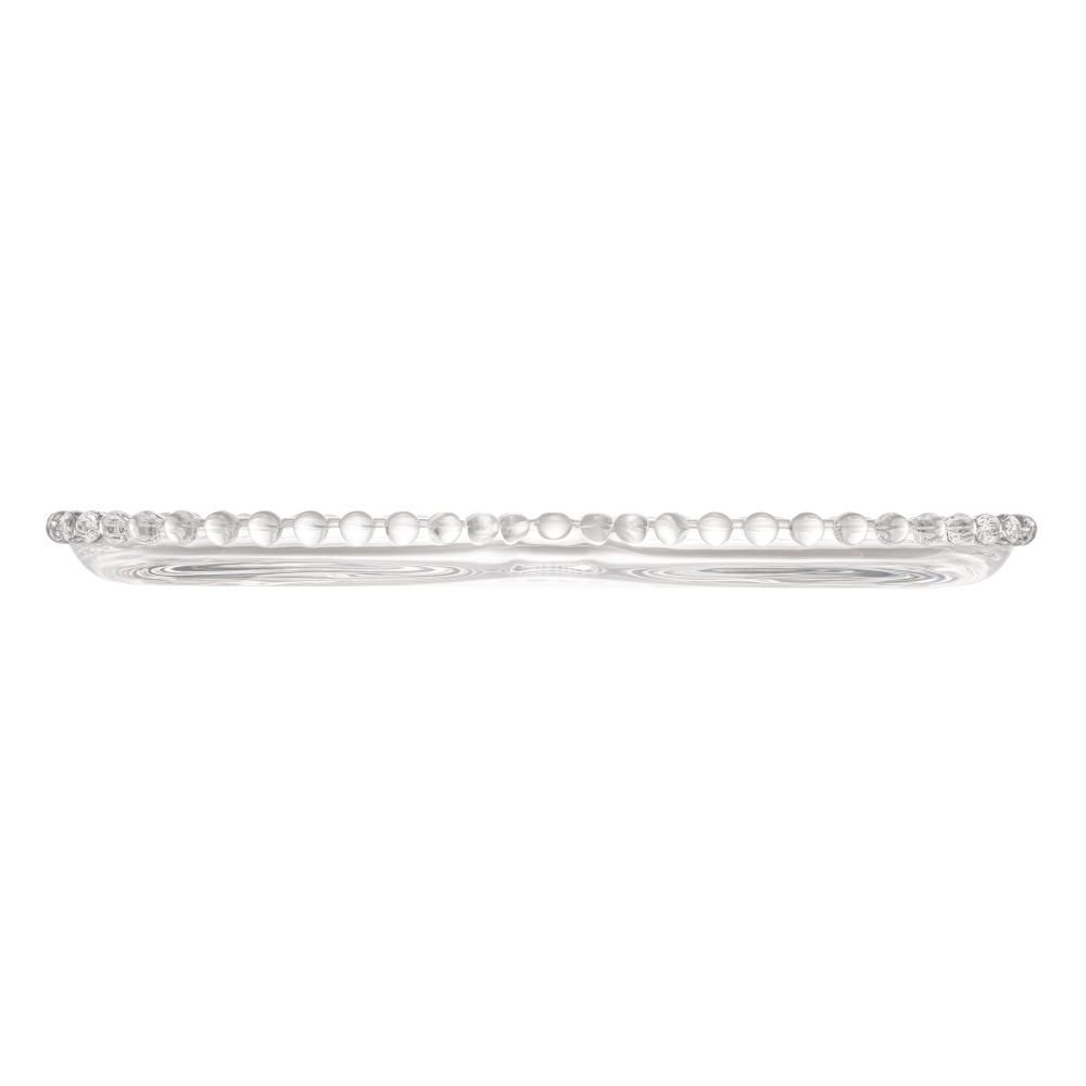 Encontraproduto.com.br - Cj 2 Pratos Cristal Coração Pearl 20X17X2Cm