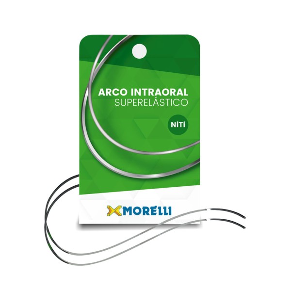 Encontraproduto.com.br - 50.62.021 Arco Intraoral Curva Reversa-Spee Superelástico Grande Niti 0,40x0,55mm - Morelli