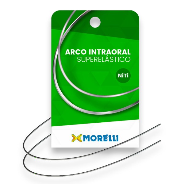 50.82.012 Arco Intraoral Superelástico Pequeno Niti Retangular 0,43x0,63mm (.017x025) - Morelli