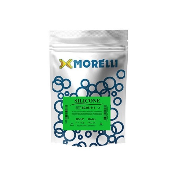Encontraproduto.com.br - 60.08.111 Elástico Ortodôntico Intraoral Silicone Médio 3/16 - Morelli