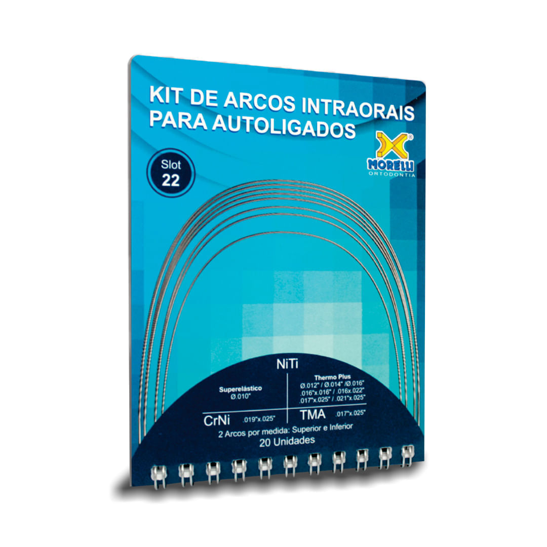 Encontraproduto.com.br - 50.14.901 Kit De Arcos Intraorais Para Autoligado - Morelli