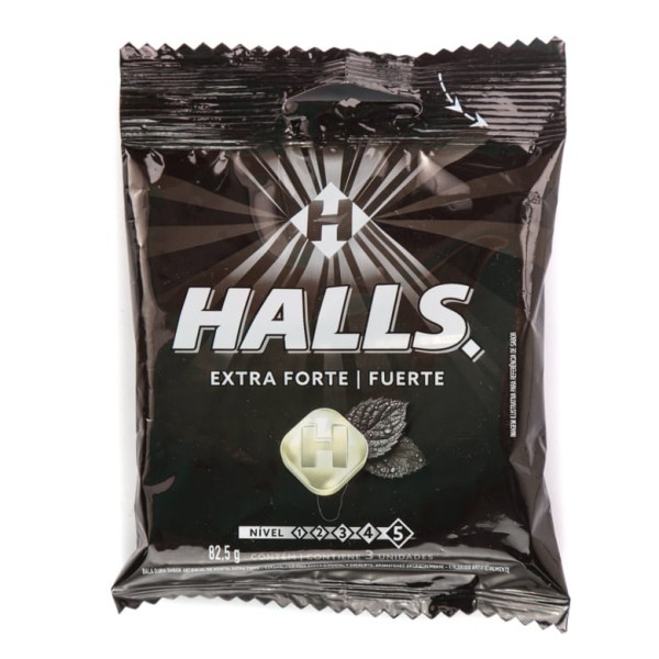 Encontraproduto.com.br - Bala Halls Extra Forte Pacote c/ 3 Unid