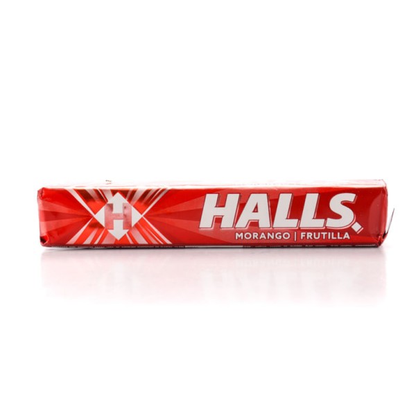 Encontraproduto.com.br - Bala Halls Morango Pacote Com 3 Unidades 84g