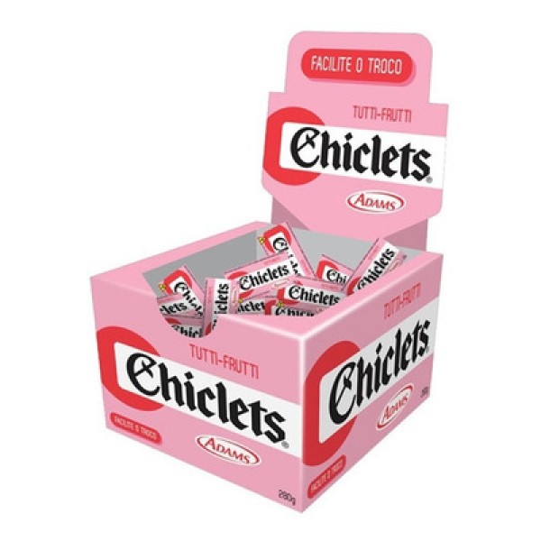 Encontraproduto.com.br - Goma de Mascar Chiclets Tutti Frutti 280g - Adams