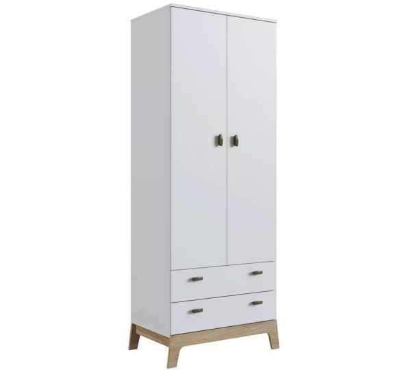 Encontraproduto.com.br - Quarto Infantil 5 Peças Favo de Mel FM035 Branco Completa Moveis