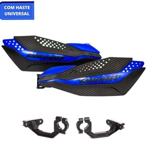 Encontraproduto.com.br - Prot Mao Circuit Dakar Universal Carbon-azul