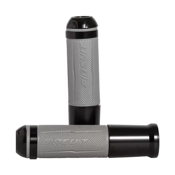 Encontraproduto.com.br - Manopla Silverstone Cinza/Preto - Circuit