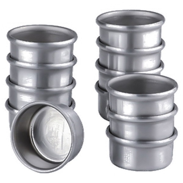 Encontraproduto.com.br - Forminha para Pão de Mel em Alumínio 5 cm com 12 Peças Doupan