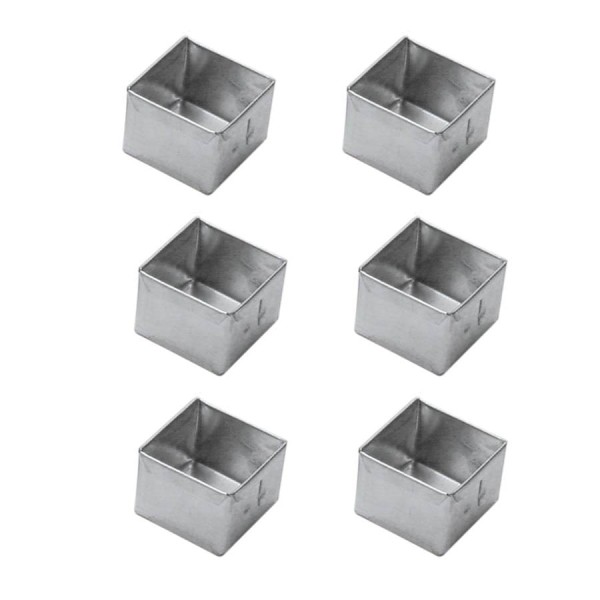 Encontraproduto.com.br - Forma para Pão Mel Quadrado P com 12 Peças DOUPAN