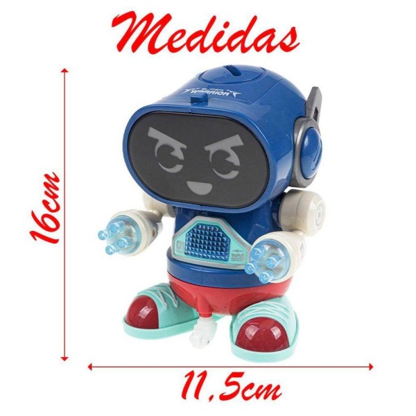 Encontraproduto.com.br - Brinquedo Infantil Robô Rock Dançarino Face Digital Luz e Som