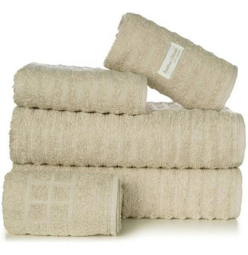 Encontraproduto.com.br - Jogo De Toalha 5 Peça Kit Toalha Wave 2 Banho 2 Rosto 1 Piso