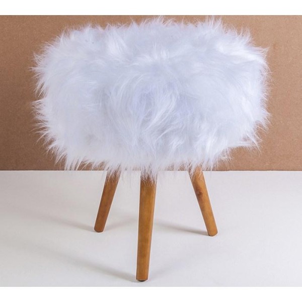 Encontraproduto.com.br - Puff Puf Banqueta Redondo Turim Pelucia
