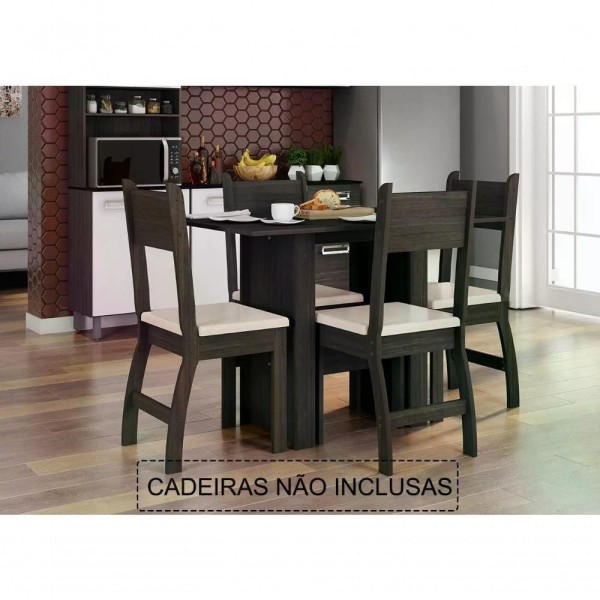 Encontraproduto.com.br - Mesa De Jantar Retangular Para 4 Lugares 67x108cm Milano 41500 PLN