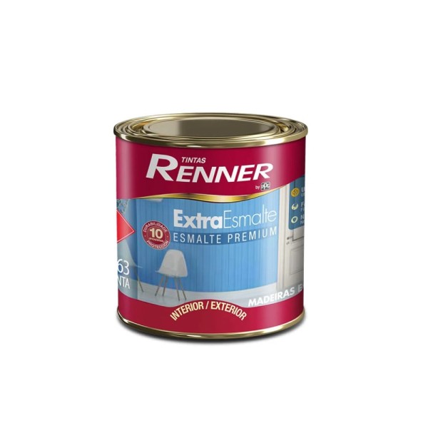 Tinta Extra Esmalte Alumínio Metálico 225ml 3414 Renner