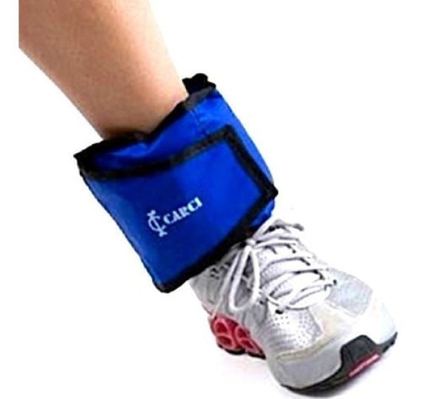 Encontraproduto.com.br - Tornozeleira com Peso/Velcro 1kg - par