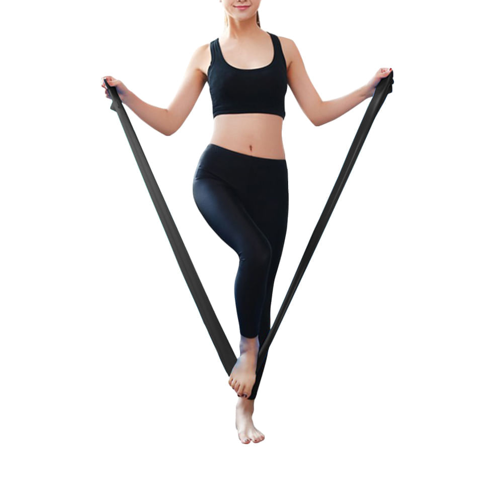 Encontraproduto.com.br - Faixa Elástica para Exercícios Carci Band Forte Preta - unidade