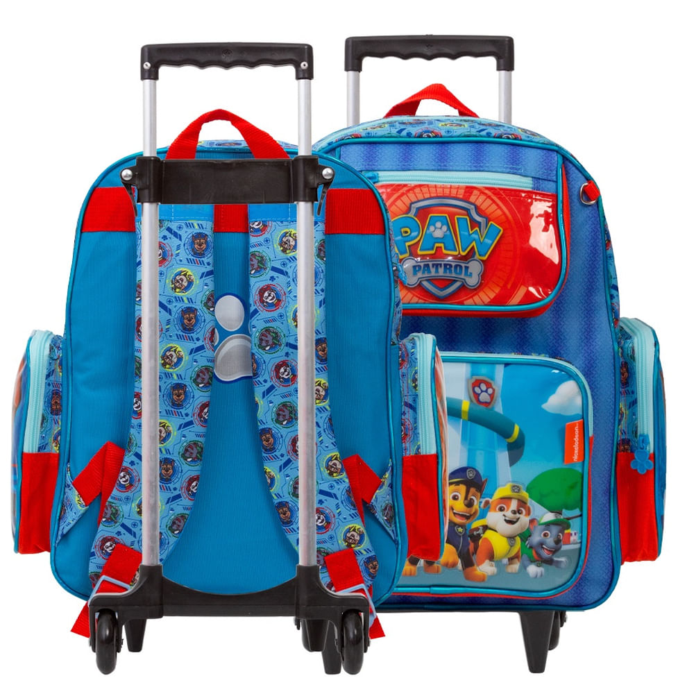 Encontraproduto.com.br - Kit Mochila Infantil Rodinha Patrulha Canina