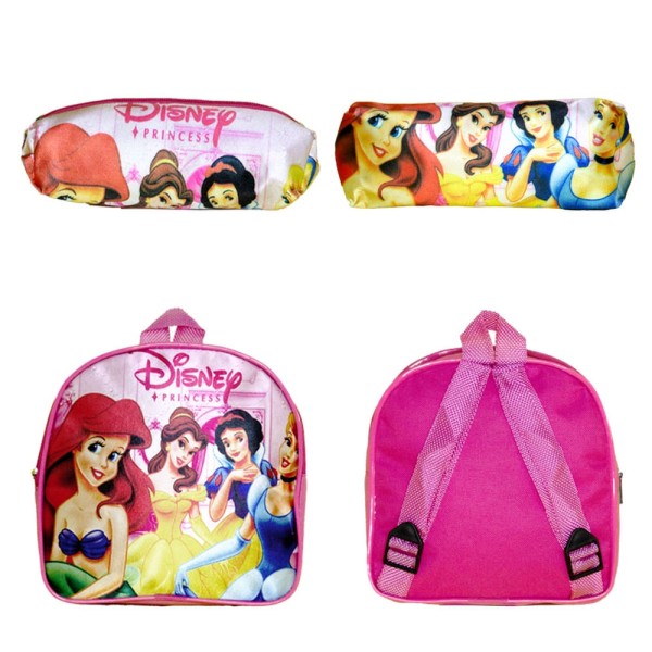 Encontraproduto.com.br - Mochila Menina Rodinha Princesas Lancheira Infantil Toys 2U