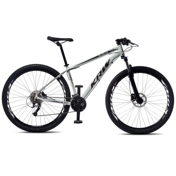 Bicicleta Aro 29 KRW Alumínio 27 Vel Shimano Acera Freio Hidráulico com Trava S30