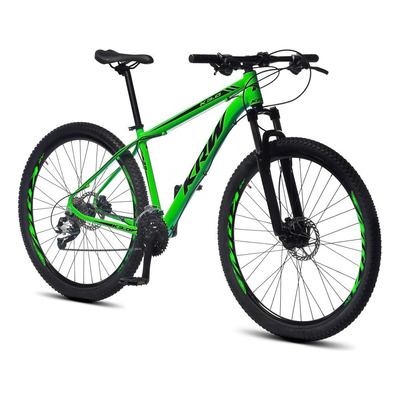 Bicicleta Aro 29 KRW Alumínio 27 Vel Shimano Altus Hidráulico com trava de ombro S45