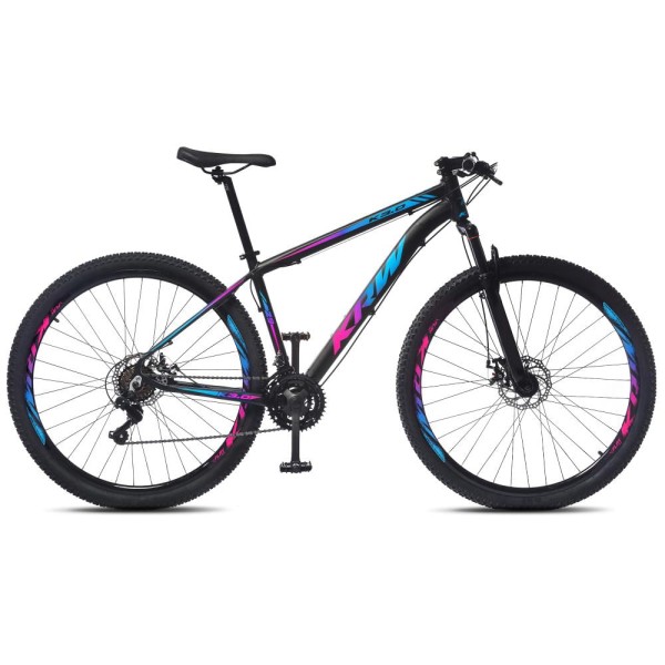 Bicicleta Aro 29 KRW Alumínio Shimano TZ 24 Vel Freio a Disco Ltx S40
