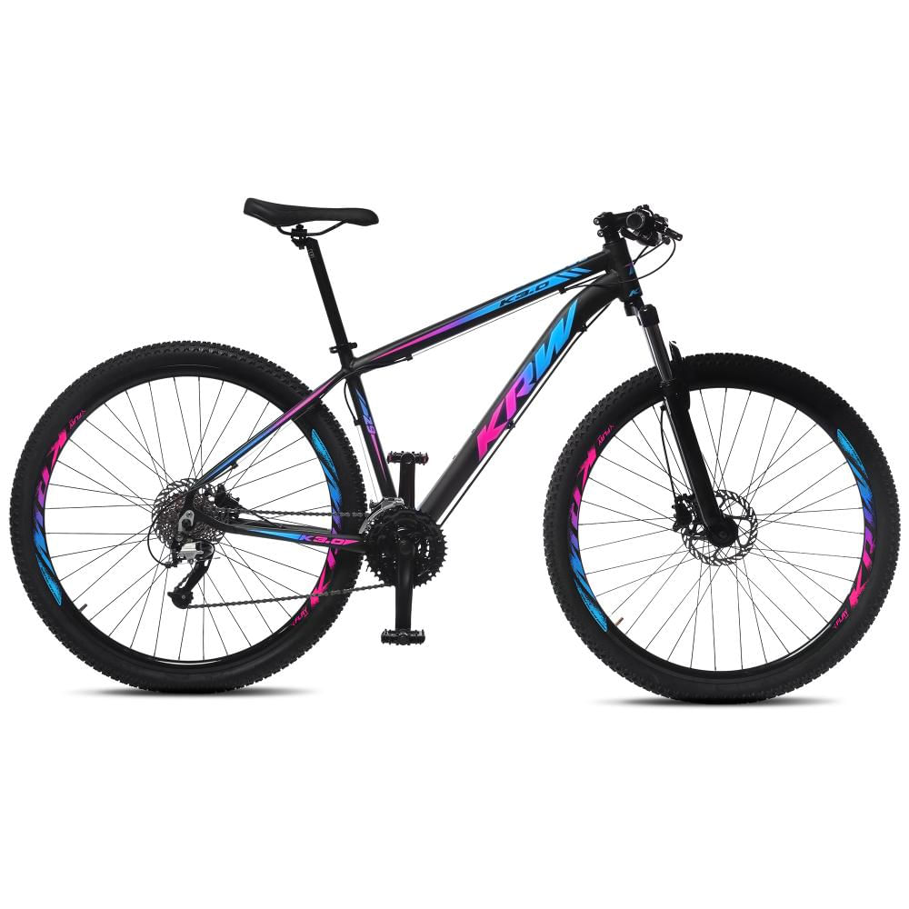 Bicicleta Aro 29 KRW Alumínio 27V Freio Hidráulico R7