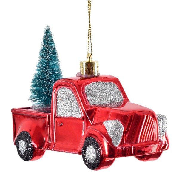 Encontraproduto.com.br - Box Com 2 Enfeites Tipo Carro Para Árvore