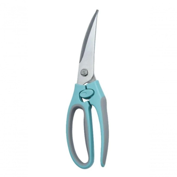 Encontraproduto.com.br - Tesoura De Cozinha P- Frango Peixe Carne Multifuncional Azul
