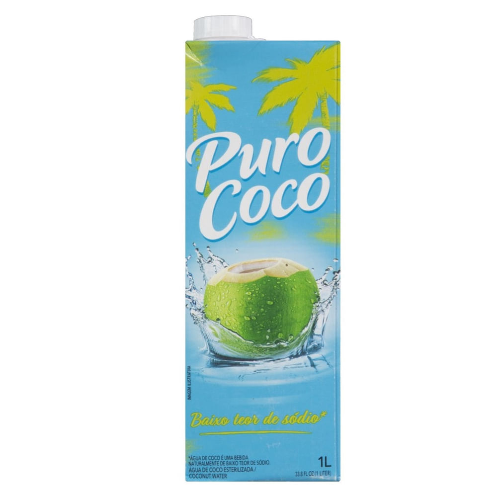 Água de Coco Puro Coco TP com 1L