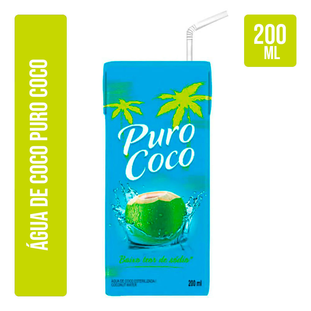 Encontraproduto.com.br - Água de Coco Puro Coco TP com 180ml