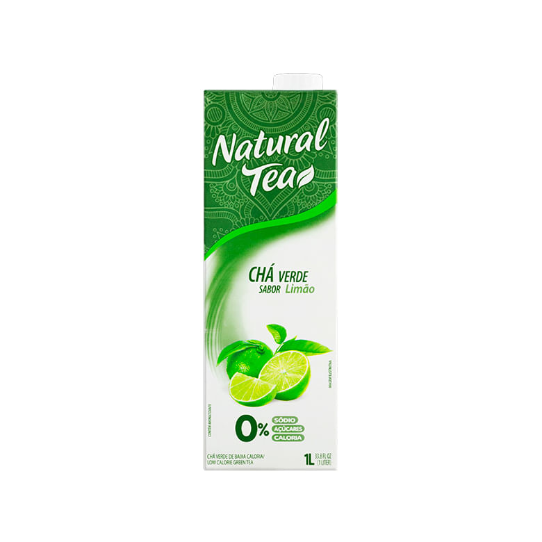 Encontraproduto.com.br - Chá Verde com Limão Natural Tea 1L