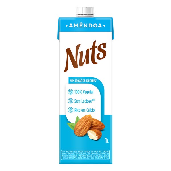 Encontraproduto.com.br - Leite Vegetal Amêndoa Zero Nuts 1L