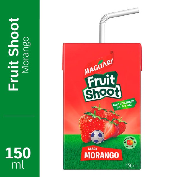 Encontraproduto.com.br - Bebida Mista Maguary Fruit Shoot Morango TP com 150ml