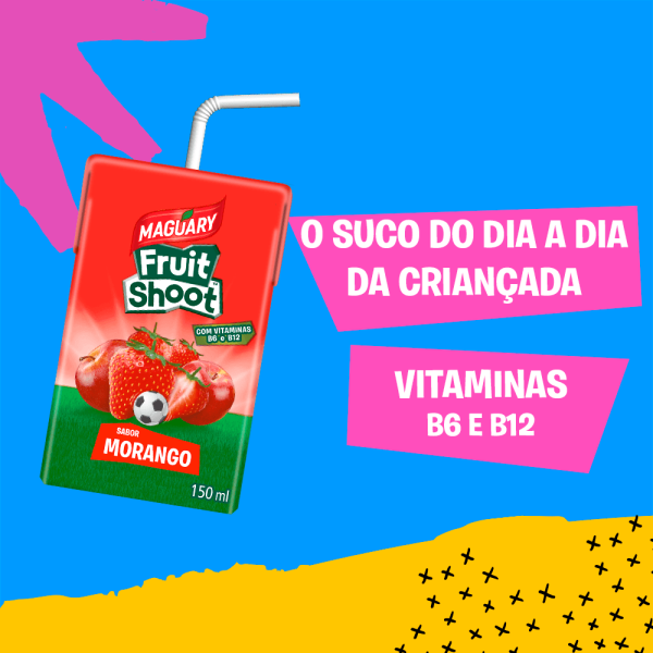 Encontraproduto.com.br - Bebida Mista Maguary Fruit Shoot Morango TP com 150ml