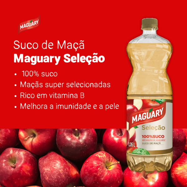 Encontraproduto.com.br - Suco de Maçã Maguary Seleção Pet com 1,35L