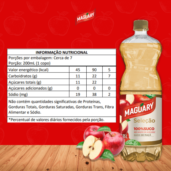 Encontraproduto.com.br - Suco de Maçã Maguary Seleção Pet com 1,35L