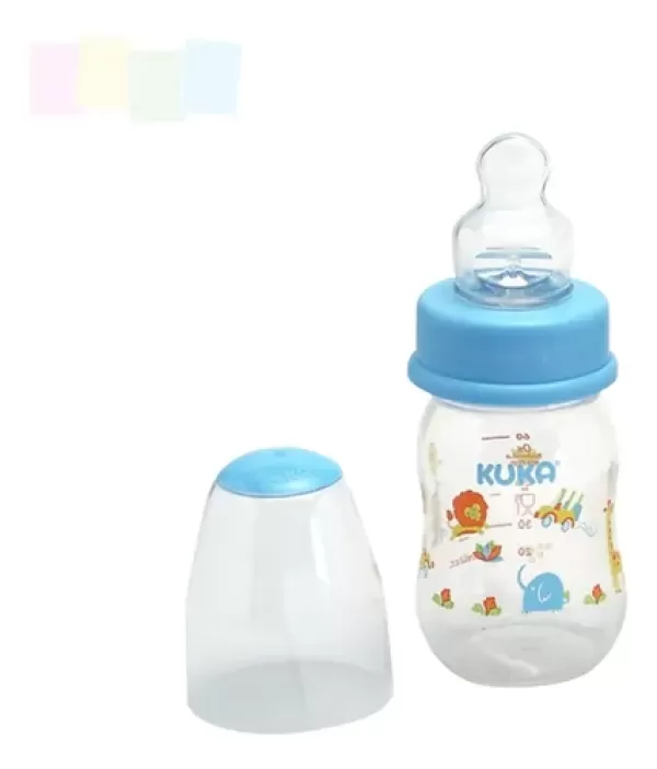 Mamadeira Kuka Natural Plus Orto Azul - 70ml