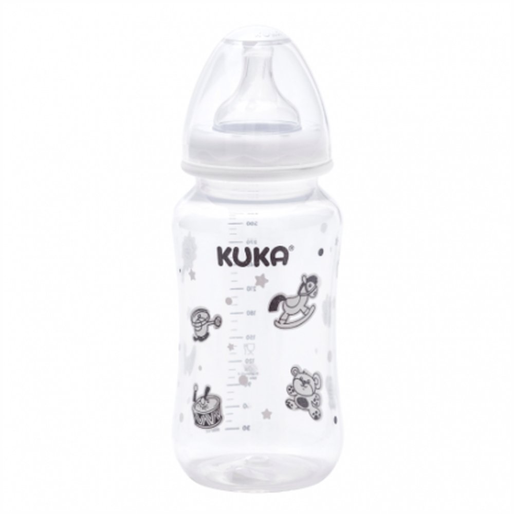 Mamadeira Kuka Big Bico Universal Natural Branca 330ml