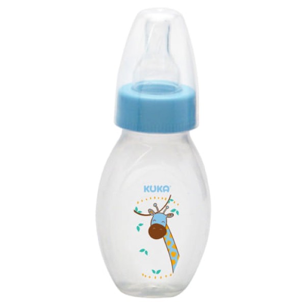 Encontraproduto.com.br - Mamadeira Kuka Azul Bico de Silicone 50ml