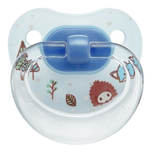 Chupeta Premium Color Kuka N1 Silicone Ortôdontica Azul