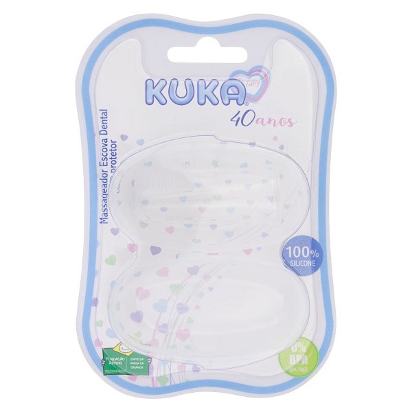 Encontraproduto.com.br - Massageador Escova Dental com Protetor Kuka